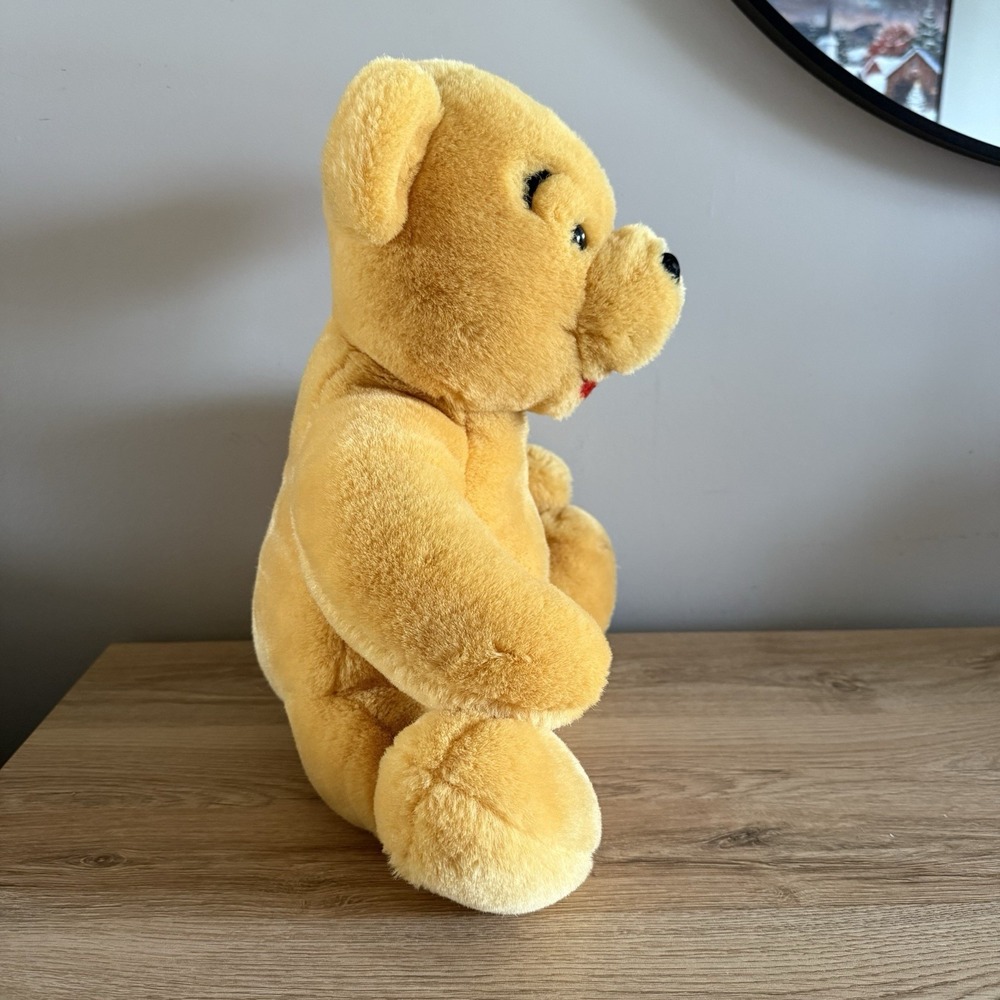 Disney Parks Vintage Winnie the Pooh Plush 14" Stuffed Toy Classic Pooh Bear - Picture 4 of 7